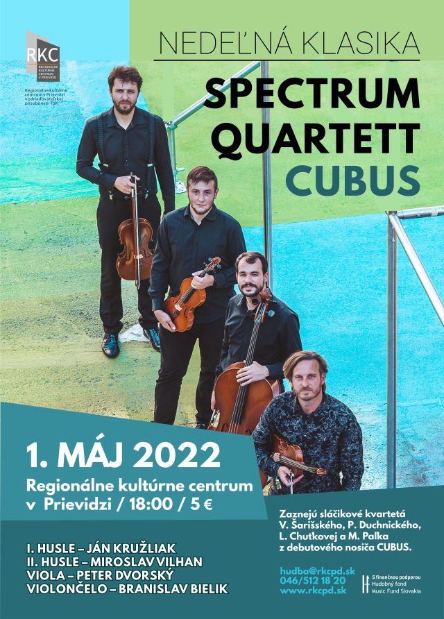 Nedeľná klasika: Spectrum Quartet - plagát