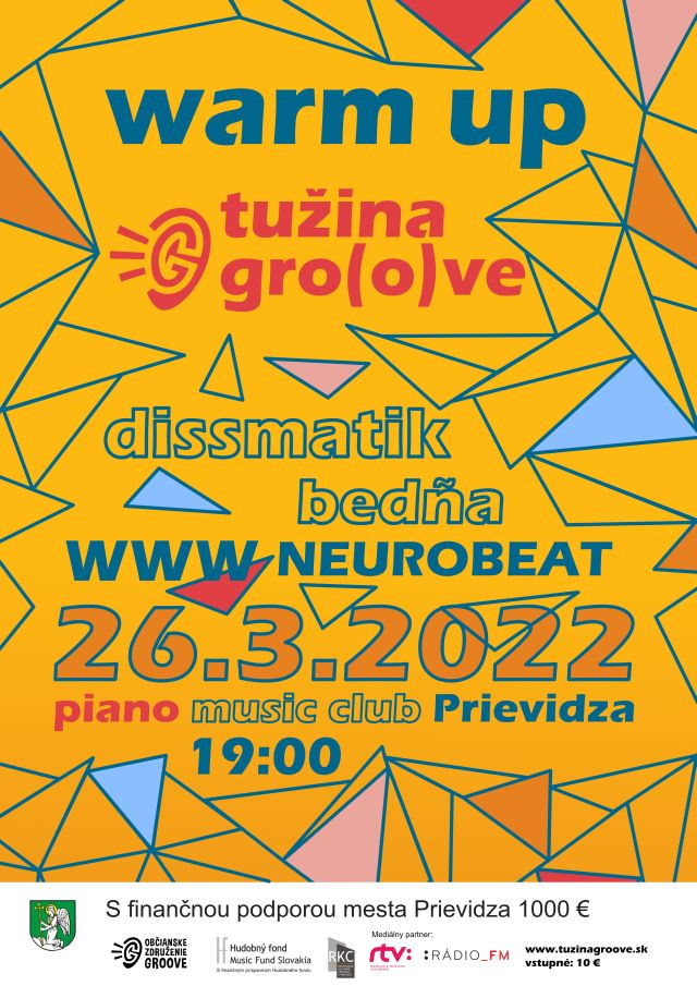 Tužina Groove warm up 2022 - plagát