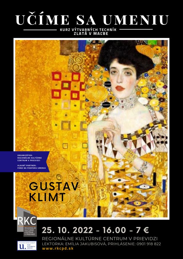 Učíme sa umeniu 2022: Klimt - plagát