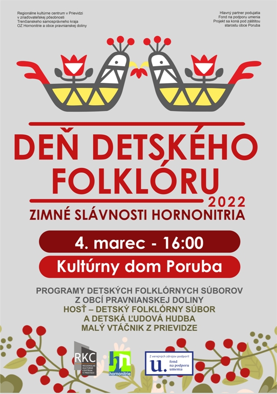Deň detského folklóru 2022 - plagát