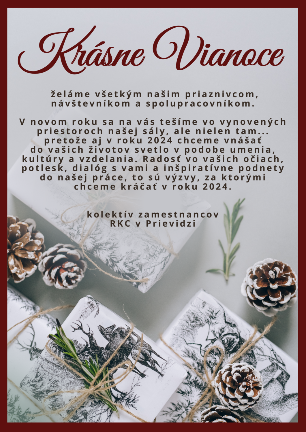 Vianočný pozdrav 2023