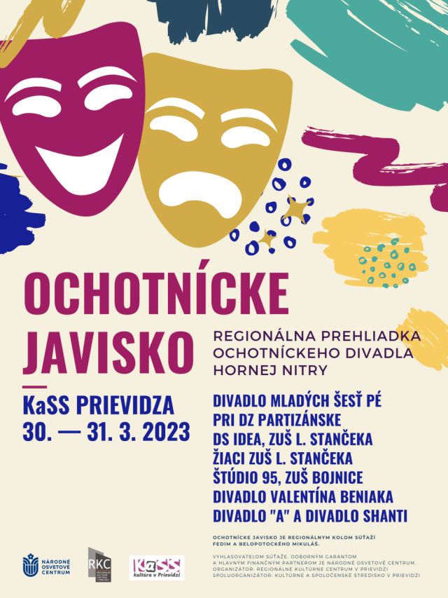 Ochotnícke javisko 2023 - ideový plagát