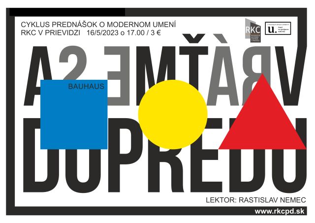 Vráťme sa dopredu 2023: Bauhaus - plagát