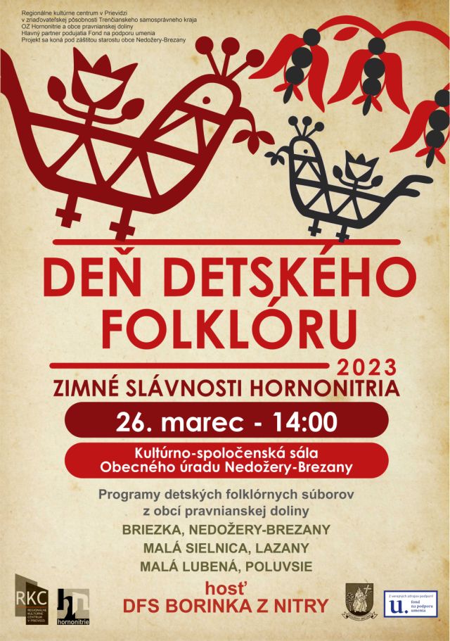 Deň detského folklóru 2023 - plagát