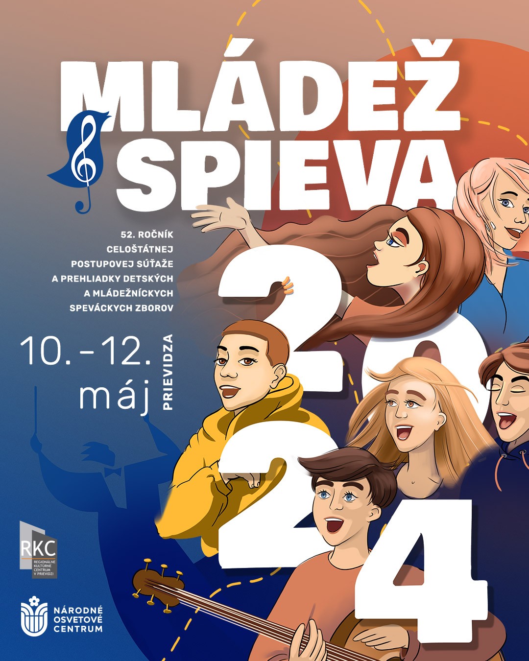 Mládež spieva 2024 - plagát