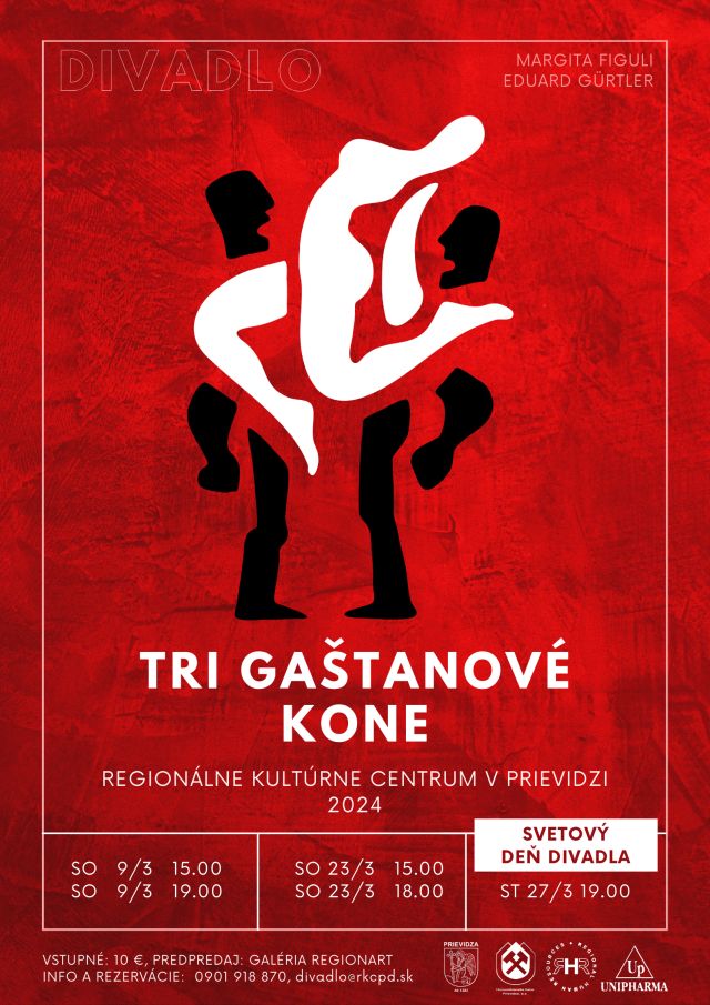 Tri gaštanové kone - plagát