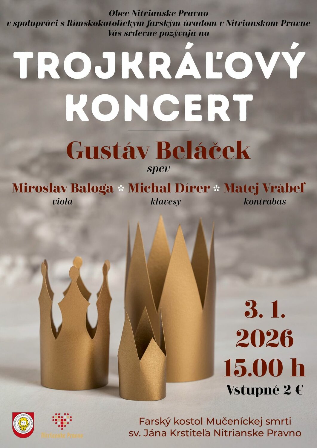 Trojkráľový koncert - plagát