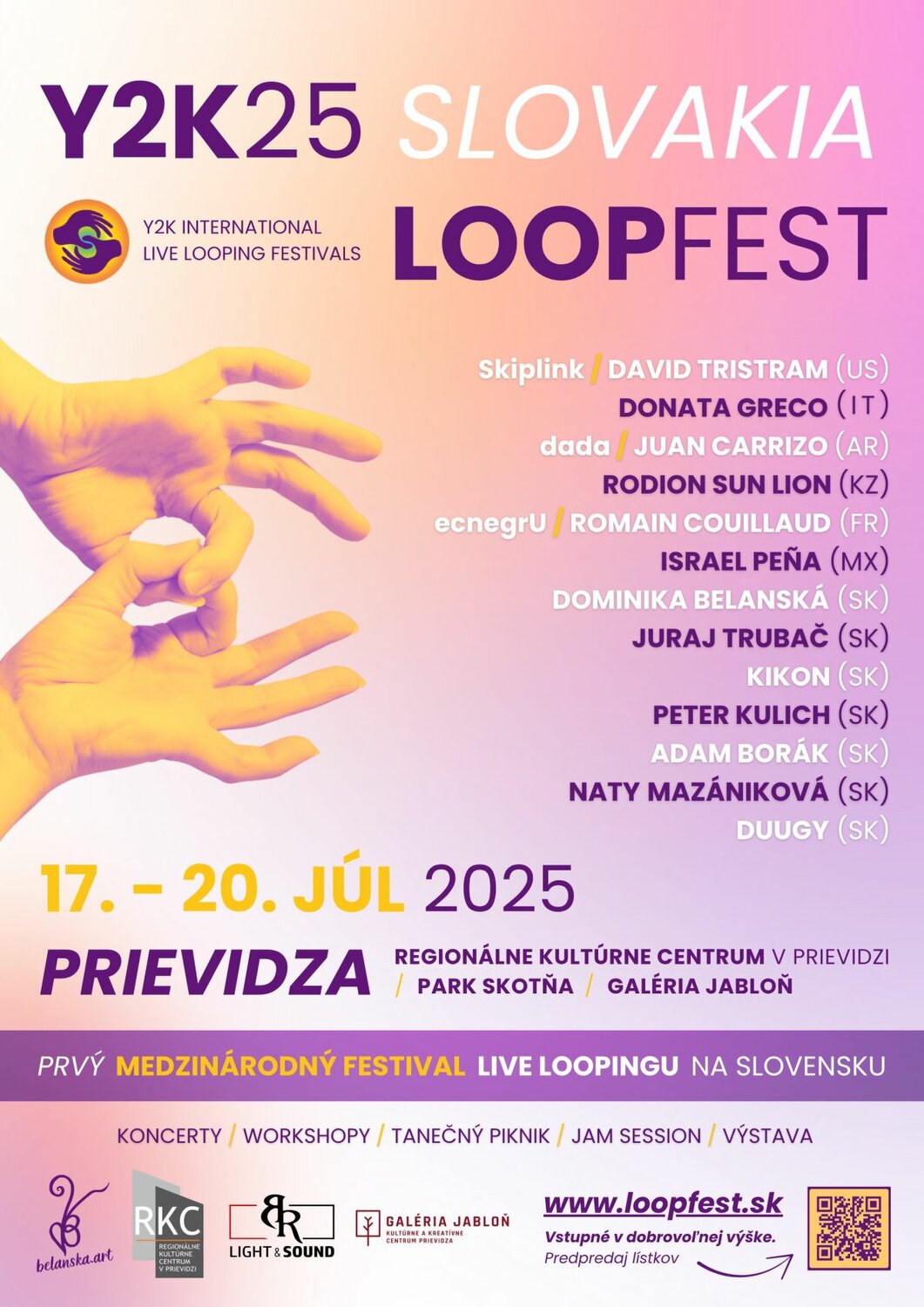 Y2K25 Slovakia Loopfest 2025 - plagát