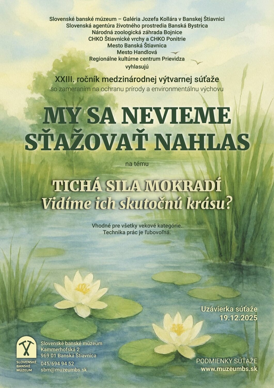 Tichá sila mokradí - plagát