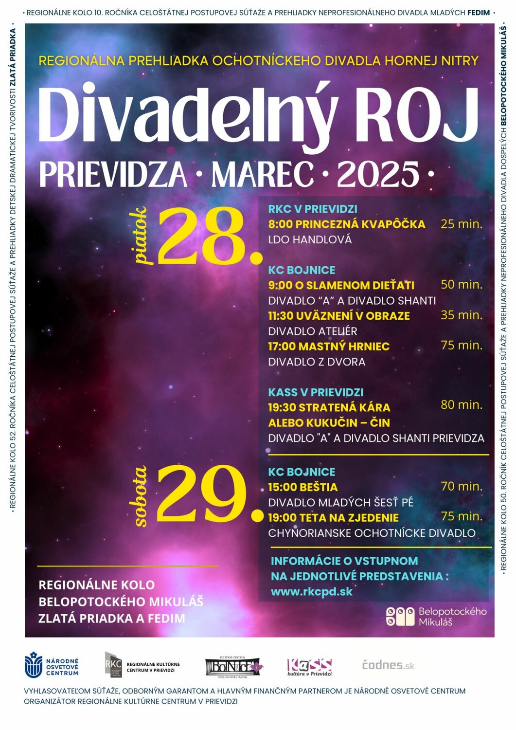 Divadelný ROJ 2025 - plagát