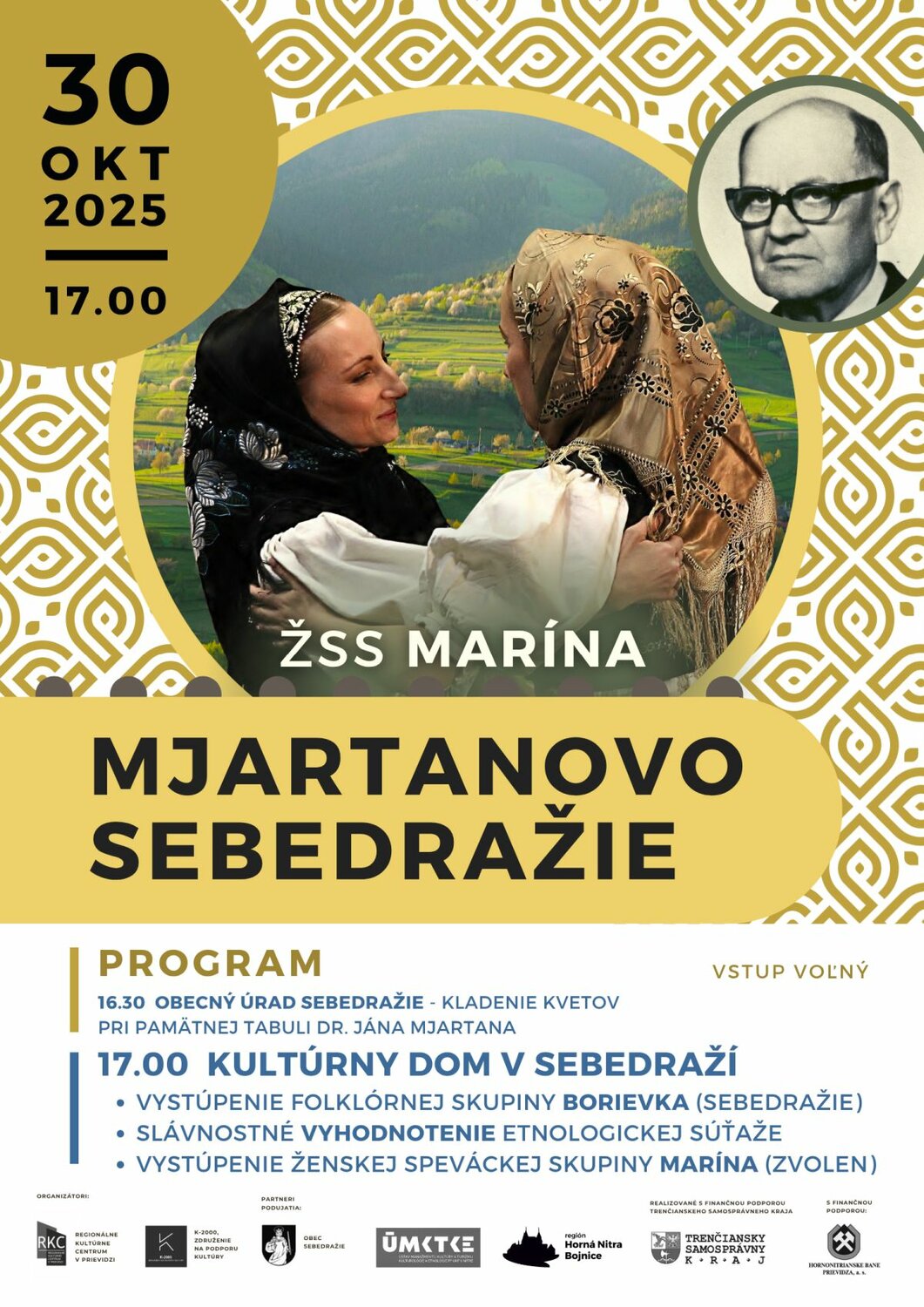 Mjartanovo Sebedražie 2025 - plagát