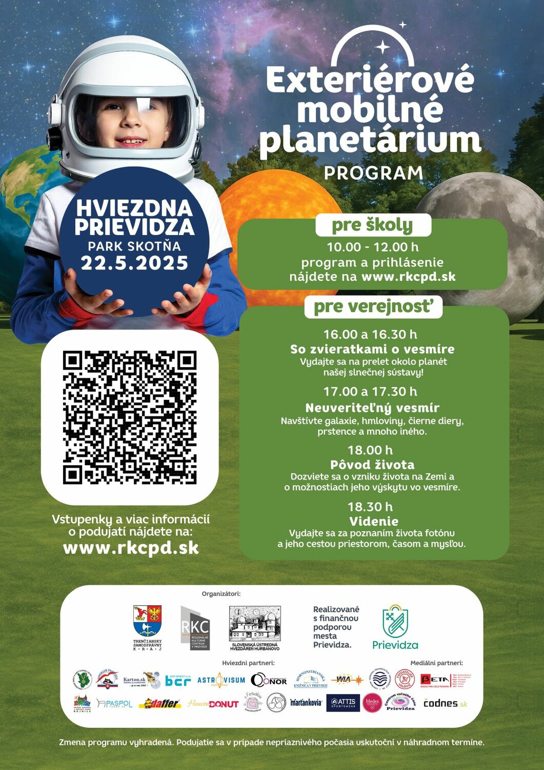 Hviezdna Prievidza - planetárium - plagát