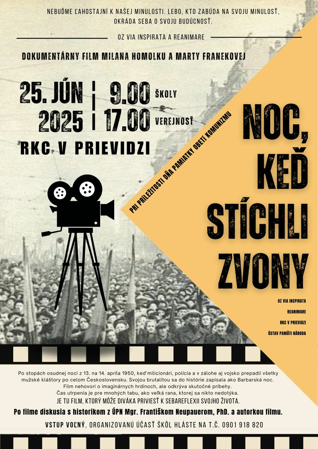 Noc, keď stíchli zvony - plagát