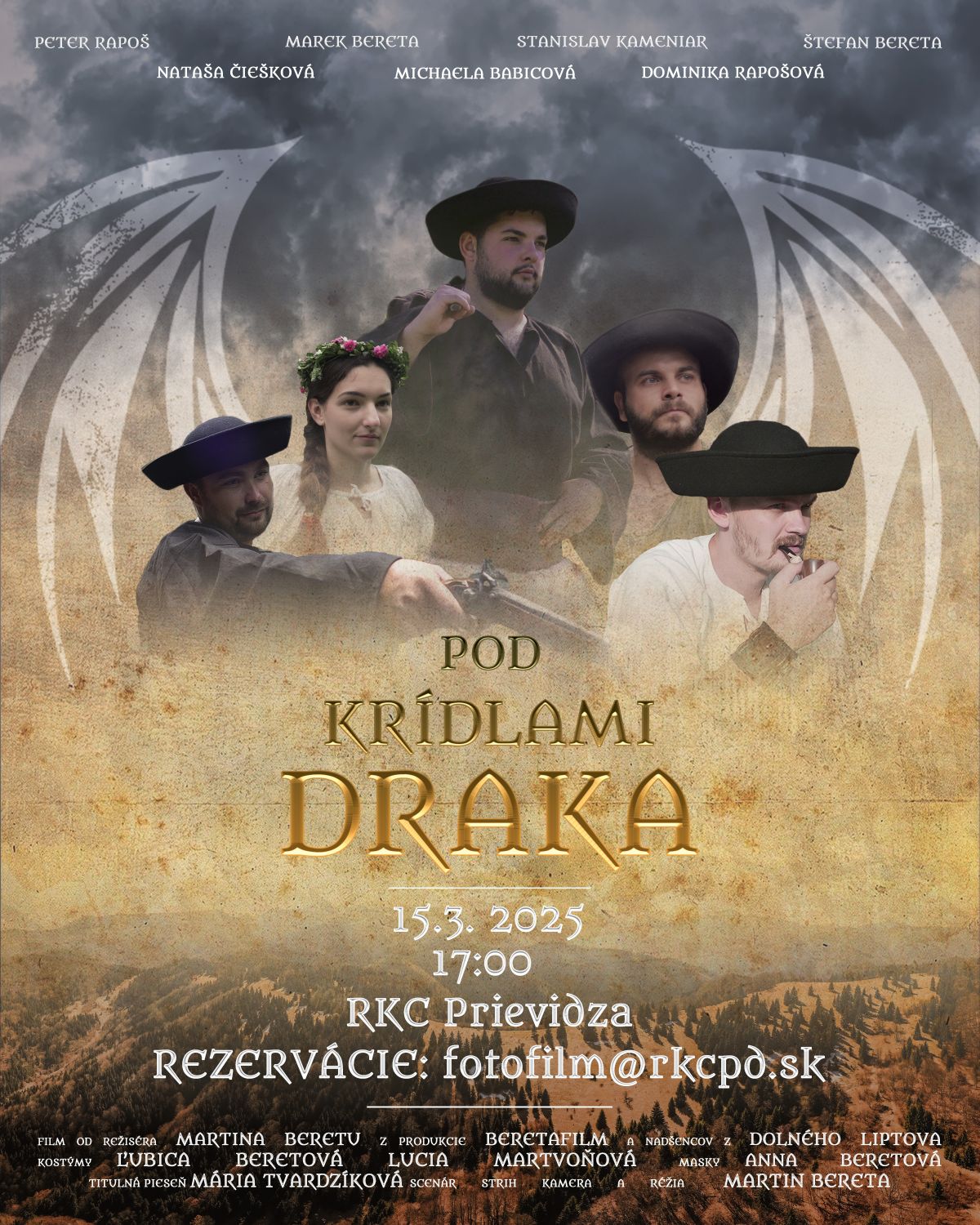 Pod krídlami draka - plagát
