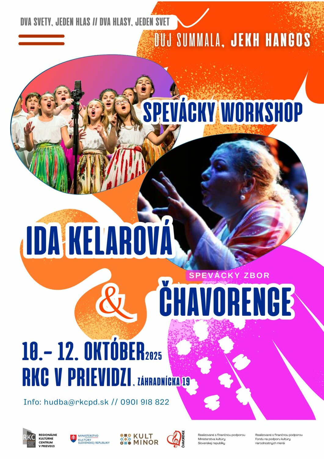 Dva hlasy, jeden svet - plagát