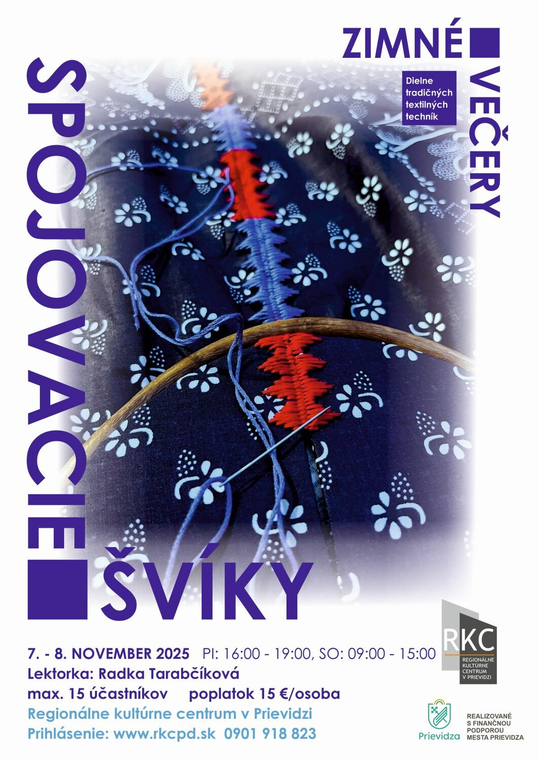 Zimné večery 2025: Spojovacie švíky - plagát