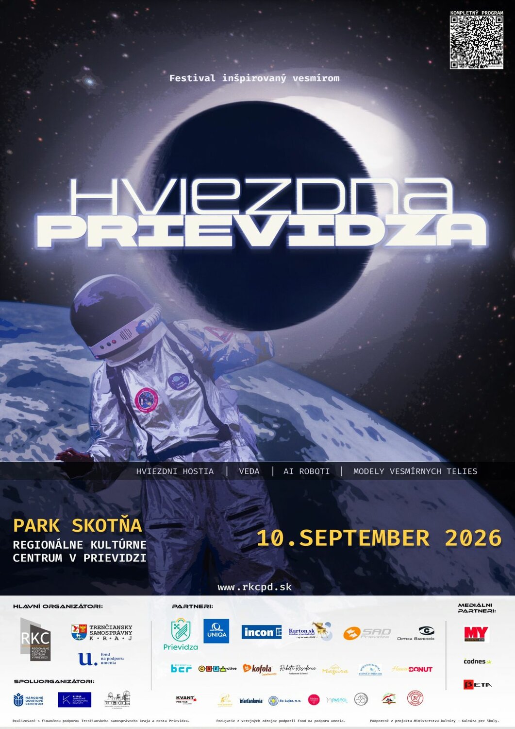Hviezdna Prievidza 2026 - ideový plagát