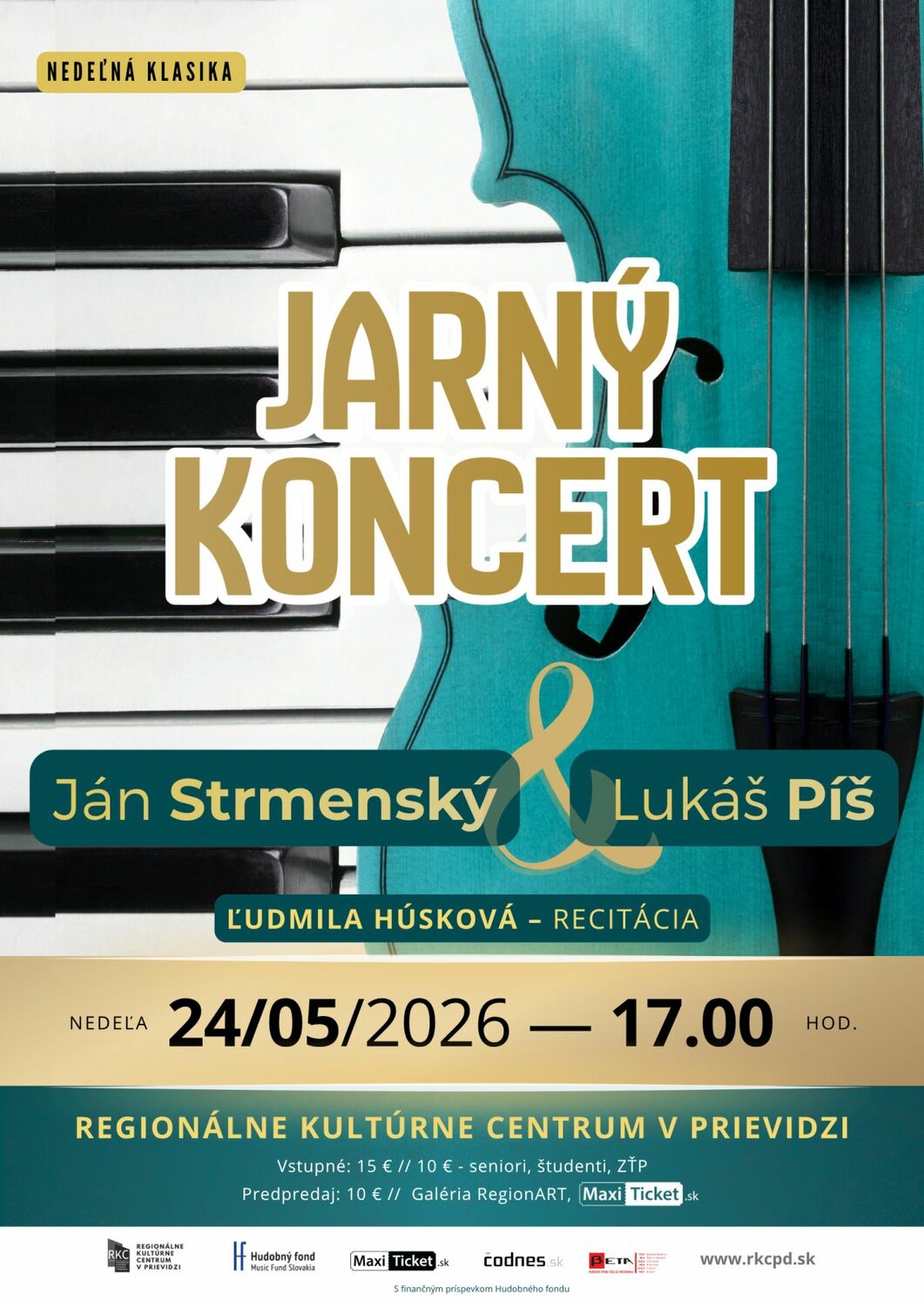 Nedeľná klasika 2026: Jarný koncert
