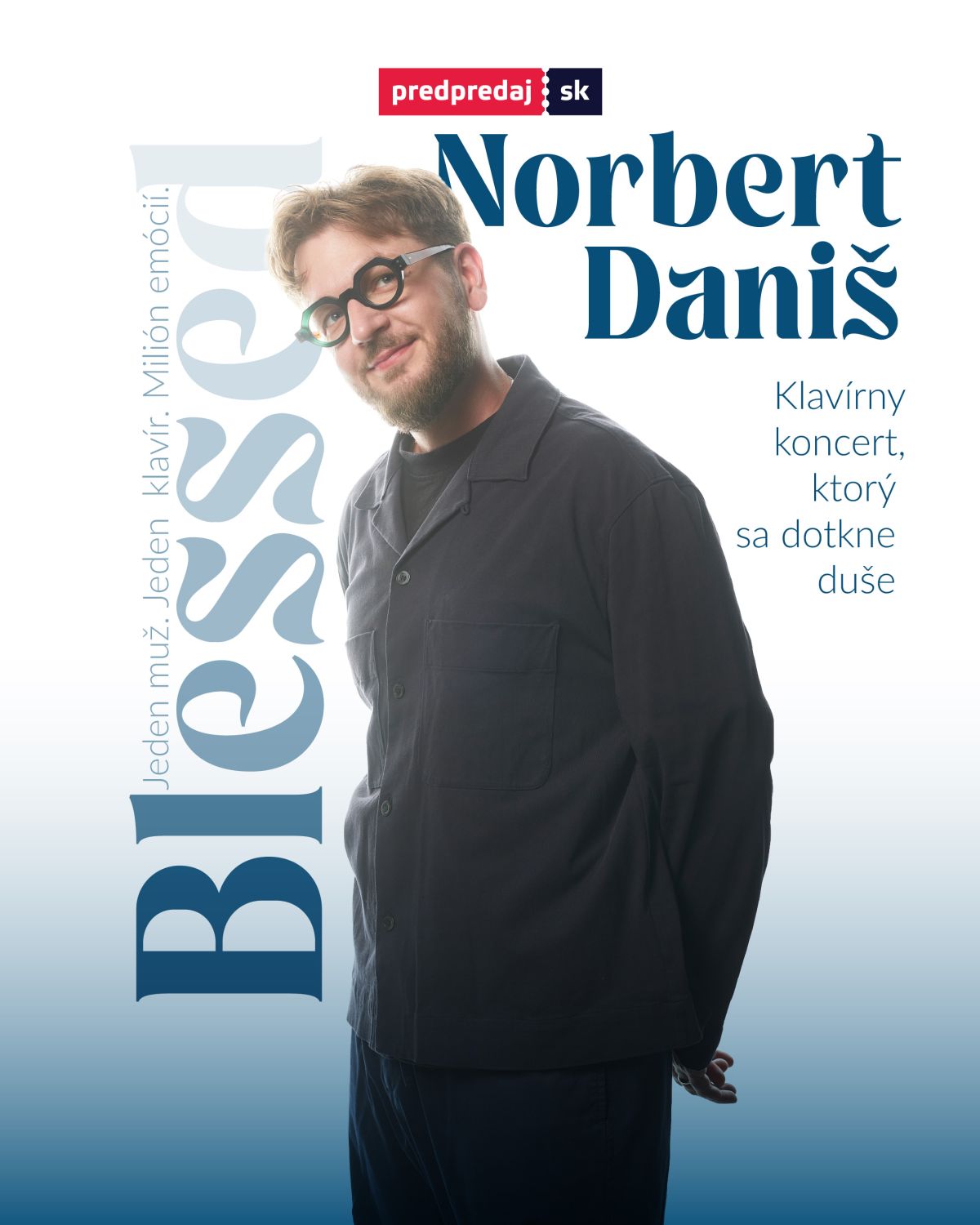 Norbert Daniš - Blessed 2026 - Prievidza - plagát