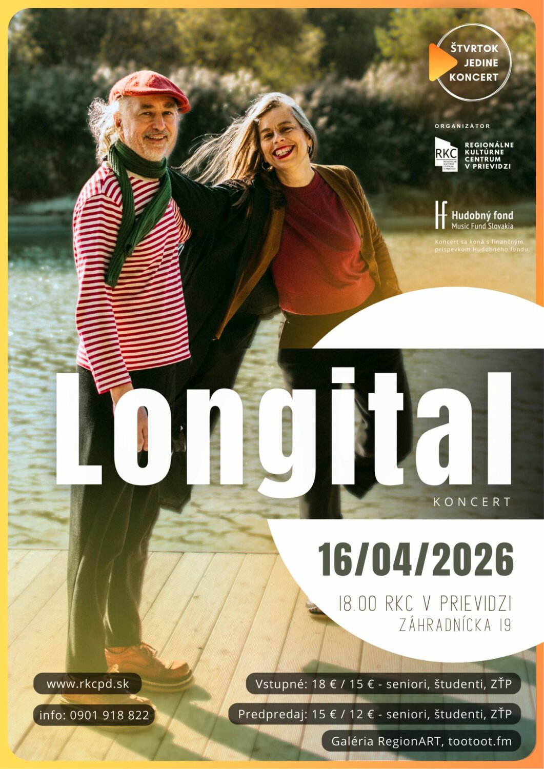 Štvrtok? Jedine koncert! Longital - plagát