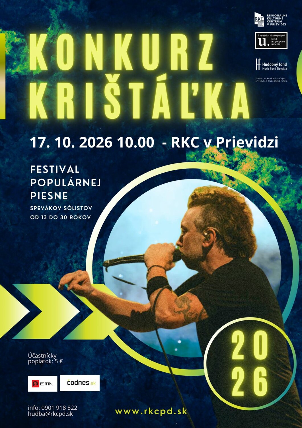 Konkurz Krištáľka - plagát