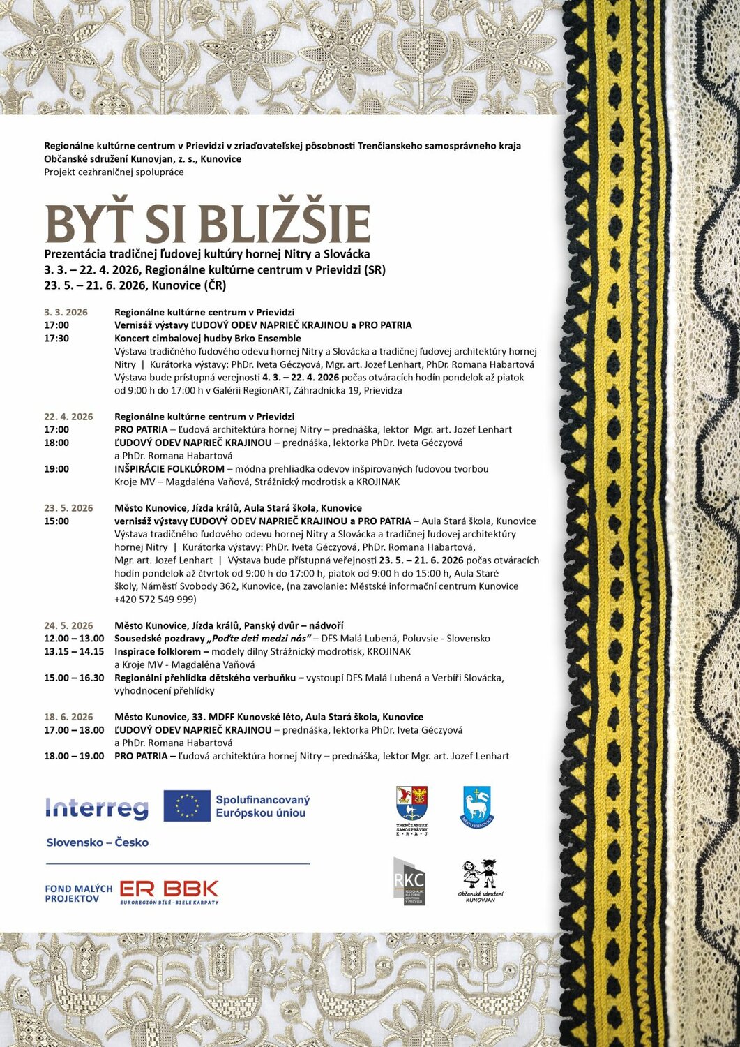 Byť si bližšie - plagát