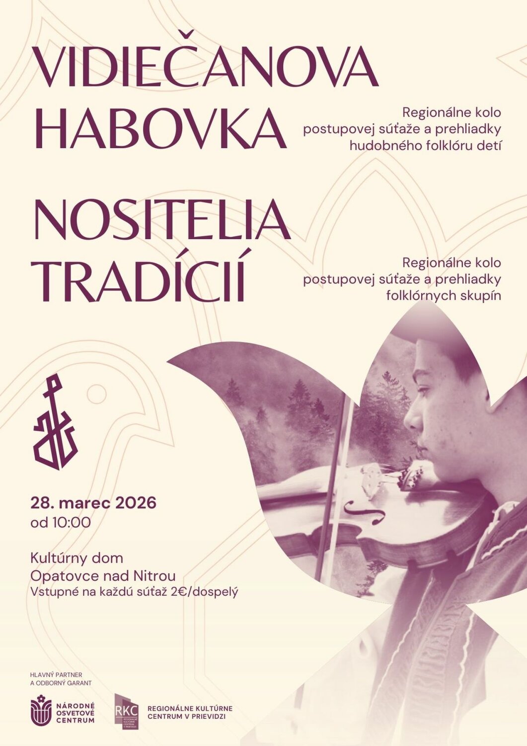 Vidiečanova Habovka a Nositelia tradícií 2026 - plagát