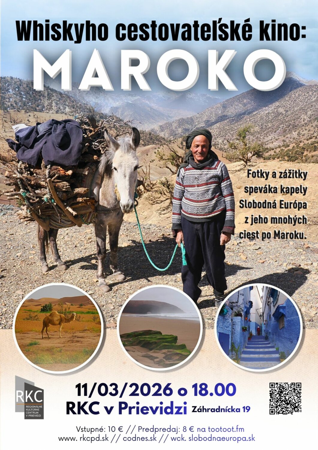 Whiskyho cestovateľské kino 2026: Maroko