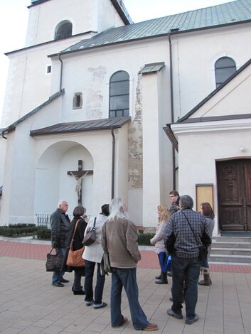 Odborná prednáška historičky B. Matákovej pre účastníkov sympózia