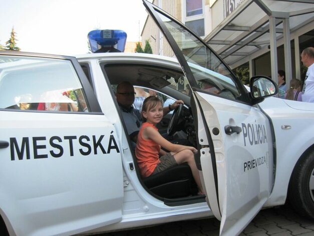 Prievidzskí pandúri (policajná akadémia pre deti 24.7.2015)