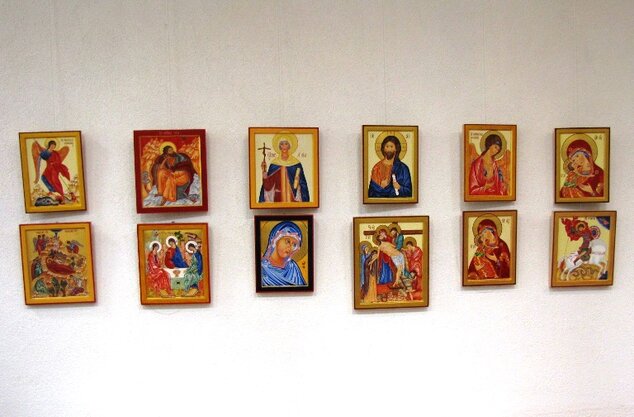 Námety pre písanie ikon sa čerpajú z kresťanských zdrojov – ruské ikonopisné vzory z 14. -17. storoč