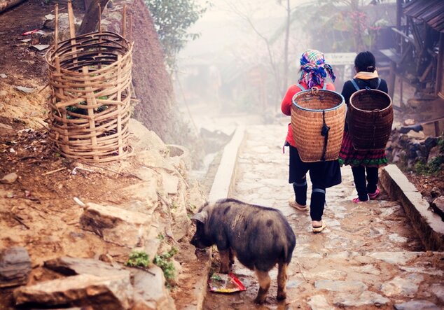 Nikola Boďová: Etnická skupina Hmong. Sa Pa, Vietnam 2014 (copyright nikola bodova 2015)