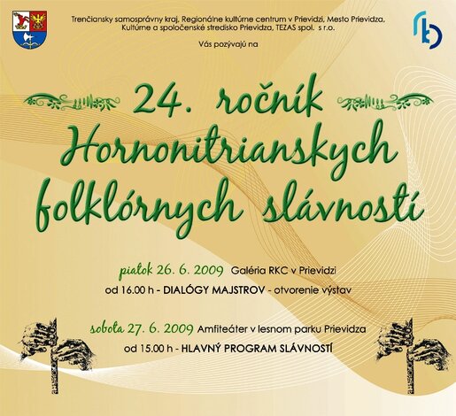 Hornonitrianske folklórne slávnosti / rok 2009