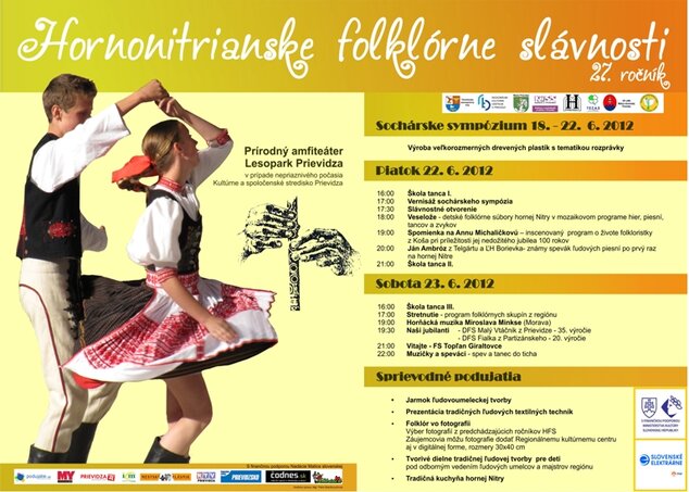 Hornonitrianske folklórne slávnosti / rok 2012