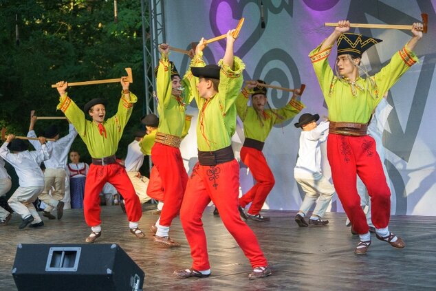 Veselože - program detských folklórnych súborov a ľudových hudieb (28. 6. 2019 - prvý deň)