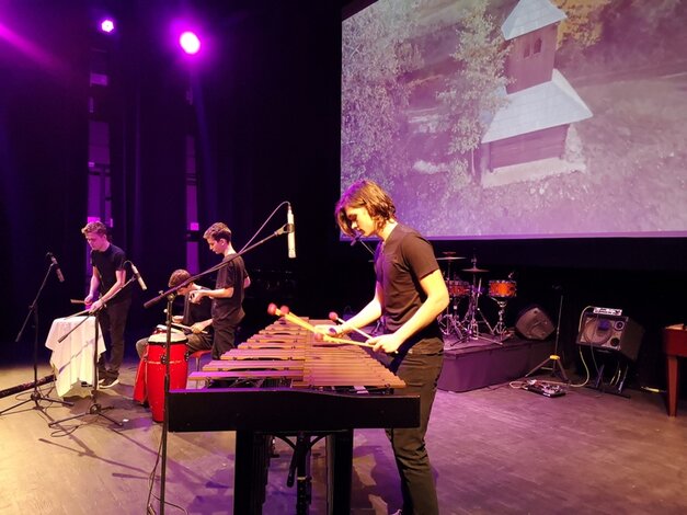 Drums Quartet pri ZUŠ L. Stančeka v Prievidzi 