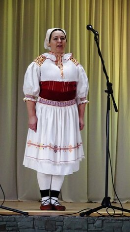 Vidiečanova Habovka: Daniela Ťapuchová - sólo spev (strieborné pásmo)