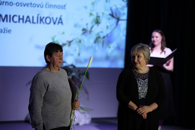Poďakovanie riaditeľky Regionálneho kultúrneho centra v Prievidzi - ľudová umelkyňa Eva Michalíková ©codnes.sk