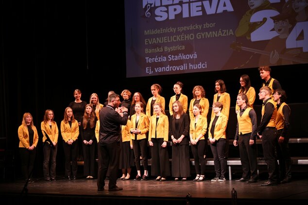 Galakoncert - Mládežnický spevácky zbor Evanjelického gymnázia, Banská Bystrica