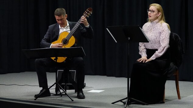 Koncert v podaní sopranistky Jany Pastorkovej a gitaristu Karola Kompasa