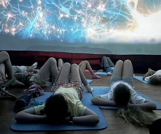 Hviezdna Prievidza: Exteriérové planetárium
