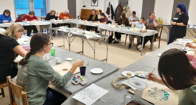 Tvorivý workshop maľovania