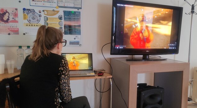 Workshop Fenomén videoklip pod vedením lektorky Agnes Dimun (9. 10.)