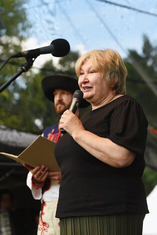 Slávnostný príhovor riaditeľky RKC v Prievidzi Mgr. Ľudmily Húskovej ©Petra Obonova 13.6.2026