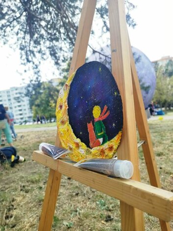 Malý princ pod hviezdnou oblohou - plenér