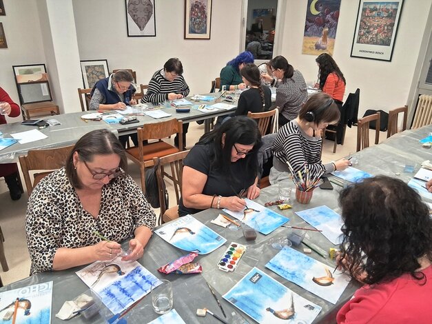 Učíme sa umeniu 2026: Zasnežené ticho (26. 1. 2026)