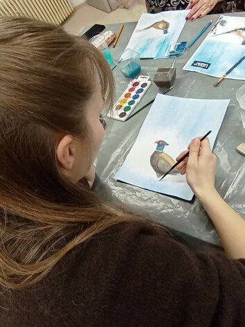 Učíme sa umeniu 2026: Zasnežené ticho (26. 1. 2026)