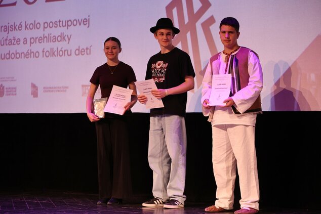 Vyhlásenie výsledkov 4. súťažná kategória - sólisti inštrumentalisti