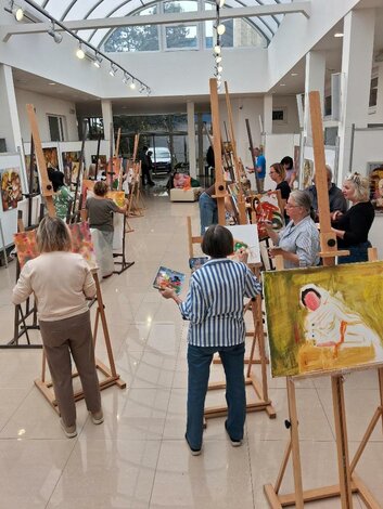 Workshop: Maľba na plátno s Emíliou Jakubisovou