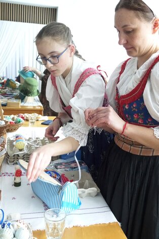 Majstri pravnianskej doliny: Katarína Klopčeková - kraslice